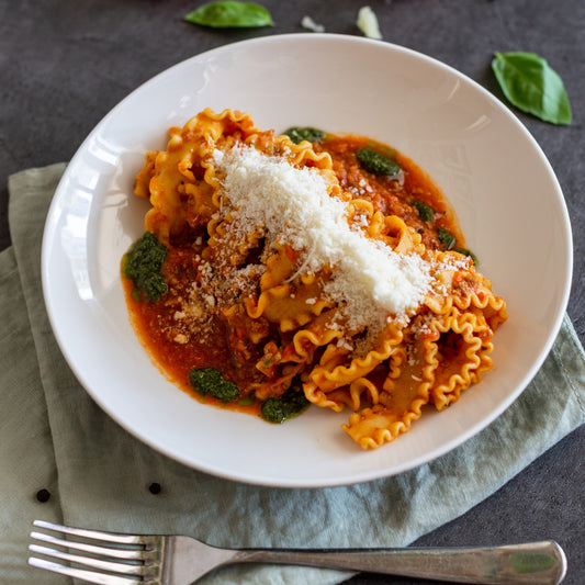Beef Ragù Mafaldine (Mafaldine al Ragù)